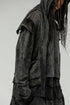 Men's Patchwork Cardigan with Vest Detail