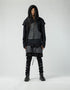 Men's Patchwork Cardigan with Vest Detail