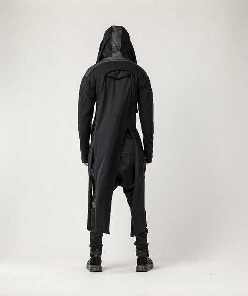 Men's Cropped Hoddie Cardigan