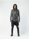 Asymmetrical Hooded Men's Sweatshirt