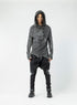 Asymmetrical Hooded Men's Sweatshirt