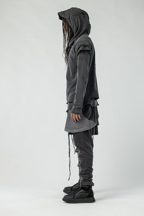Double-Layered Hooded Men's Sweatshirt