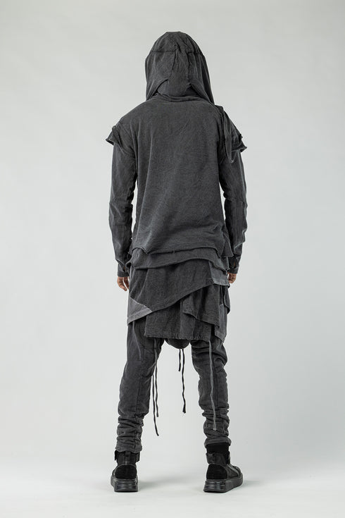Double-Layered Hooded Men's Sweatshirt