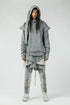 Double-Layered Hooded Men's Sweatshirt