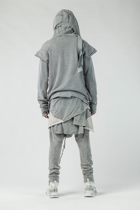 Double-Layered Hooded Men's Sweatshirt