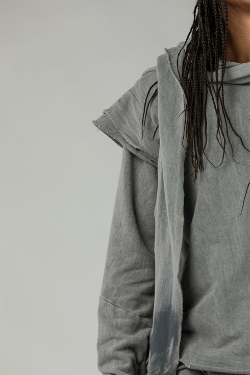 Double-Layered Hooded Men's Sweatshirt
