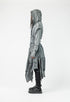 Men's Long Cardigan with Side Slit Hem