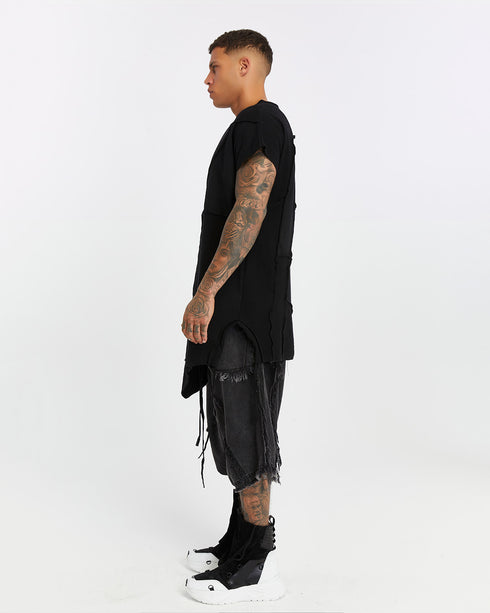 Drawstring Side Men’s T-Shirt