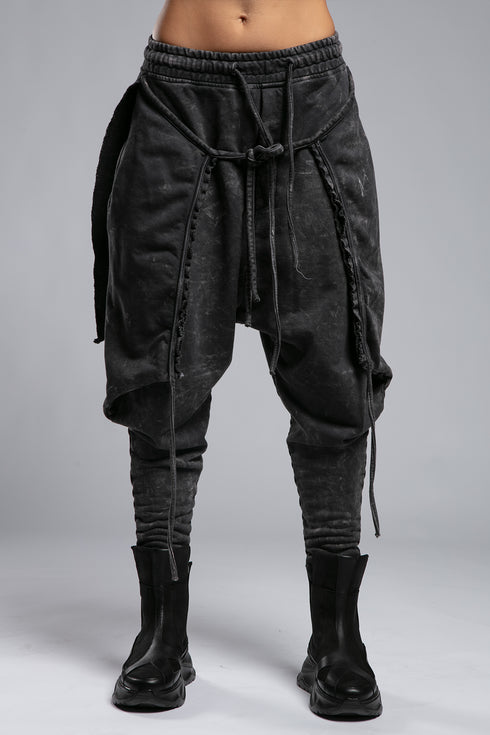 Women’s Front Tie Batwing Shalwar Pants