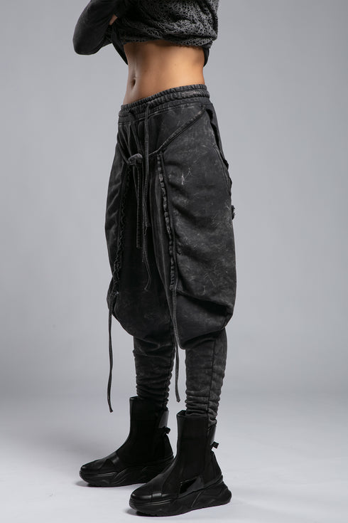 Women’s Front Tie Batwing Shalwar Pants