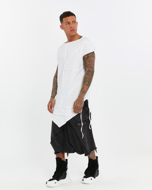 Drawstring Side Men’s T-Shirt