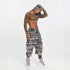 Men’s Coated Trimmed Capri Shorts