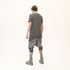 Men’s Multi-Pleated Capri Trousers with Piped Skirted Pockets