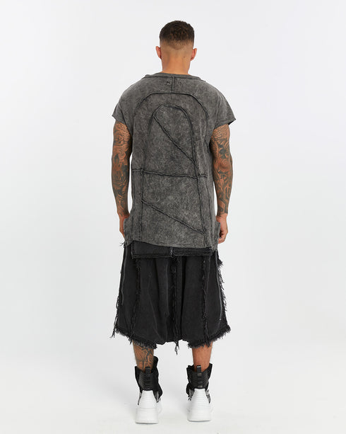 Drawstring Side Men’s T-Shirt
