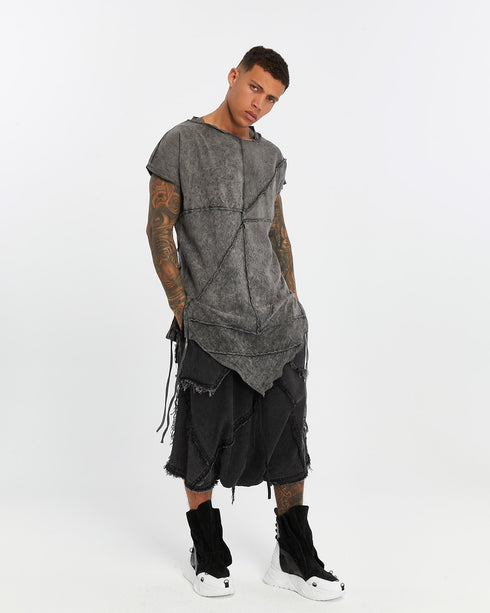 Drawstring Side Men’s T-Shirt
