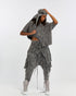 Women's Ribbed Bandana in Acid Grey combine 3