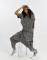 Women's Ribbed Bandana in Acid Grey combine 4