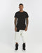 Junus Coban Asymmetric Overlock Seam Longline Men’s T-Shirt longline avant garde t-shirt