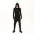 Junus Coban Asymmetric Raw-Seam T-Shirt Black