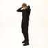 Junus Coban Asymmetric Raw-Seam T-Shirt Black