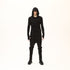 Junus Coban Asymmetric Raw-Seam T-Shirt Black