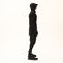 Junus Coban Asymmetric Raw-Seam T-Shirt Black