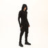 Junus Coban Asymmetric Raw-Seam T-Shirt Black