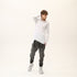 Junus Coban Asymmetric Raw-Seam T-Shirt White