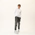 Junus Coban Asymmetric Raw-Seam T-Shirt White