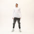 Junus Coban Asymmetric Raw-Seam T-Shirt White