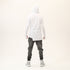 Junus Coban Asymmetric Raw-Seam T-Shirt White