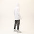 Junus Coban Asymmetric Raw-Seam T-Shirt White