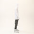 Junus Coban Asymmetric Raw-Seam T-Shirt White