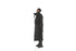 Backpack Detail Long Quilted Women's Coat