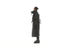 Backpack Detail Long Quilted Women's Coat