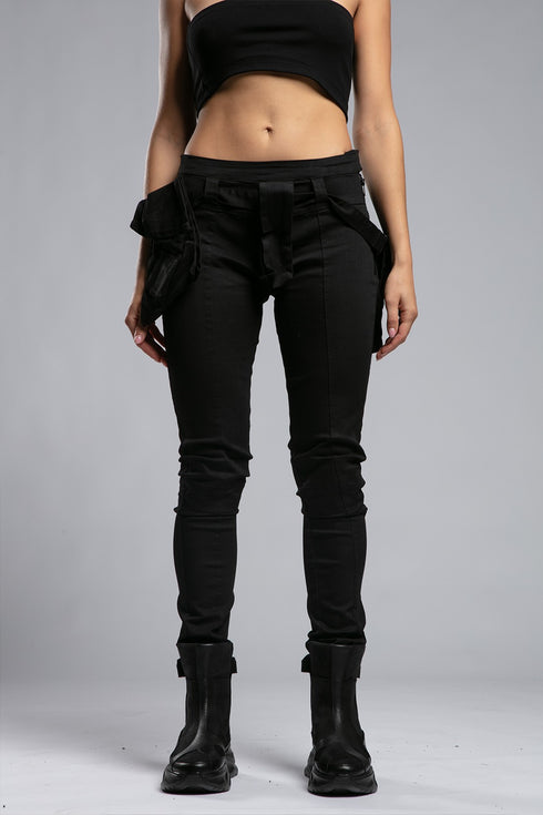 Belted Pocket Women's Leggings