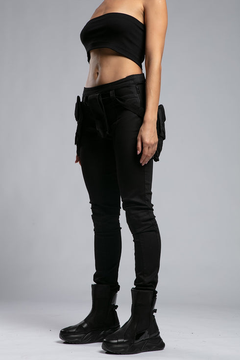 Belted Pocket Women's Leggings