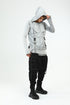 Junus Coban Closed-Hood Multi-Pocket Vest Grey