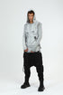 Junus Coban Closed-Hood Multi-Pocket Vest Grey