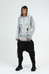 Junus Coban Closed-Hood Multi-Pocket Vest Grey