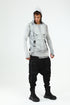 Junus Coban Closed-Hood Multi-Pocket Vest Grey