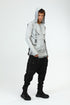 Junus Coban Closed-Hood Multi-Pocket Vest Grey