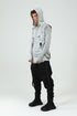 Junus Coban Closed-Hood Multi-Pocket Vest Grey