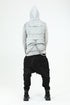 Junus Coban Closed-Hood Multi-Pocket Vest Grey