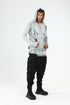 Junus Coban Closed-Hood Multi-Pocket Vest Grey