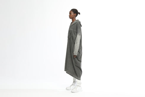 Contrast Trim Slouchy Women's Dress