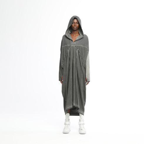 Contrast Trim Slouchy Women's Dress