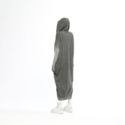 Contrast Trim Slouchy Women's Dress