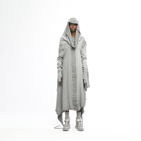 Contrast Trim Slouchy Women's Poncho