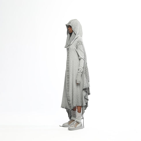 Contrast Trim Slouchy Women's Poncho